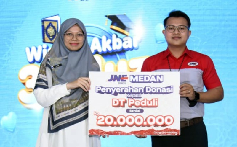 Menebar Kepedulian, Menguatkan Harapan , JNE Medan Salurkan Zakat Total Rp200 Juta kepada 11 Lembaga Sosial