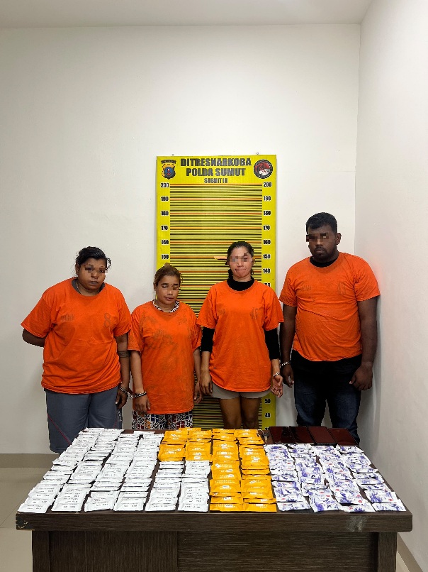 Sita 196 Sachet Pod Getar, 2 Kurir dan 2 Bandar Dibekuk