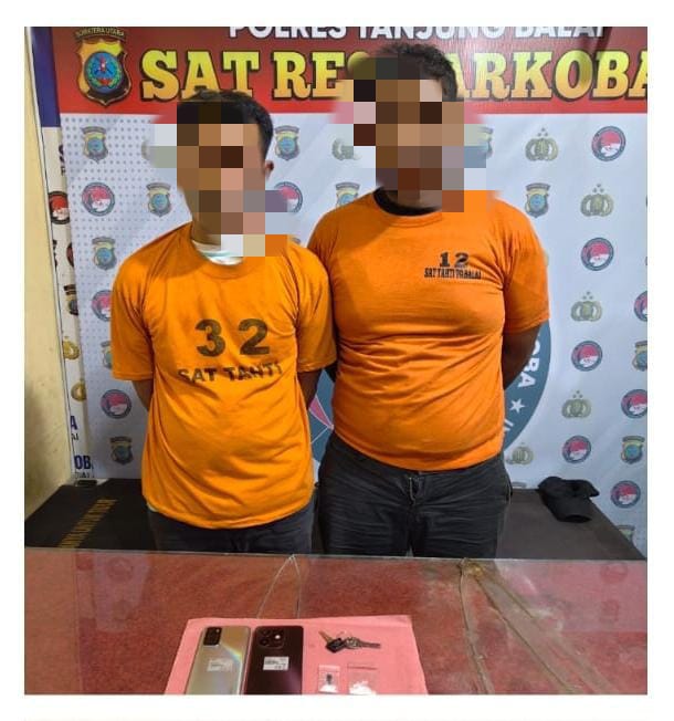 Gerak Cepat Satresnarkoba Polres Tanjungbalai Bekuk Dua Pengedar Sabu di Datuk Bandar