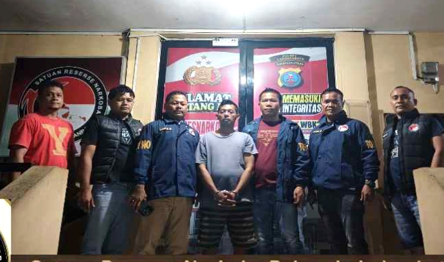 Buron  18 Hari, Bagong Diciduk Tim Sat Res Narkoba Polres Labuhanbatu di Riau