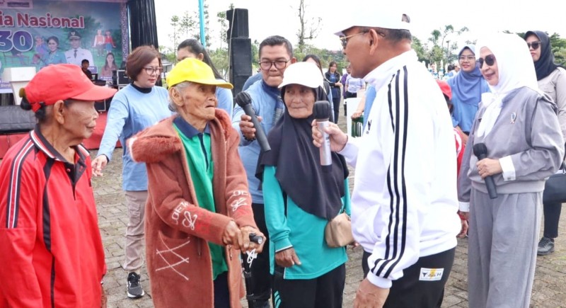 Hari Lansia ke 30, Bupati Bilang Lansia Sumber Semangat Generasi Muda
