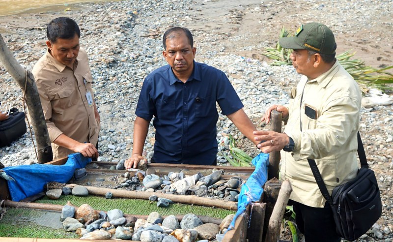 Atas Arahan Gubernur Bobby Nasution, Pemprov Sumut Lanjutkan Penertiban Tambang Ilegal di Sungai Batang Gadis