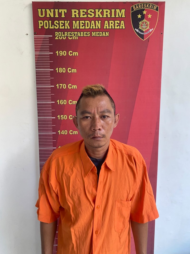 Polsek Medan Area Ringkus Pengedar Sabu di Parkiran Oyo