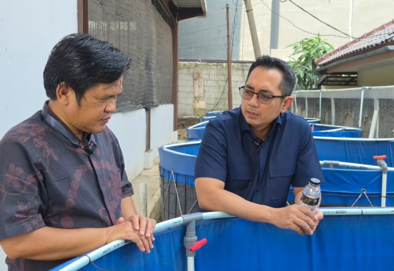 Dukung Asta Cita, Kajari Kab. Bogor Bangun Kolam Binaan Koperasi Merah Putih
