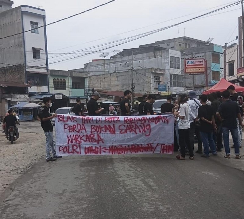 Masyarakat Perdagangan Kecamatan Bandar Kecam Aksi Demonstrasi, Minta Polisi Selidiki Dugaan Pelanggaran Saat Unjuk Rasa