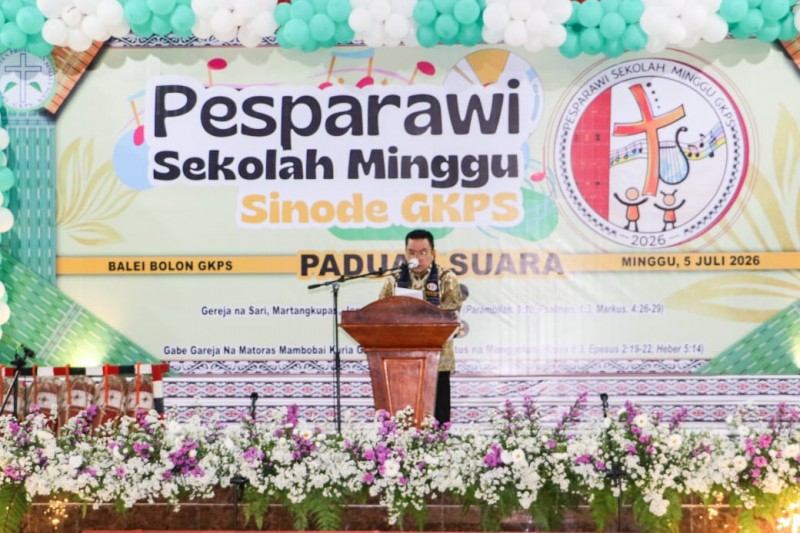 Wali Kota Wesly Silalahi Apresiasi Pesparawi Sekolah Minggu Tahun 2026