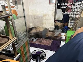 Pedagang Mie Aceh di Temukan Tewas Dalam Kos