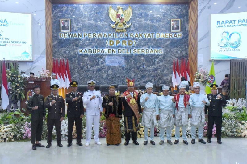 Sidang Paripurna Istimewa HUT ke-80, Bupati Sampaikan Kemajuan Deli Serdang di Berbagai Sektor
