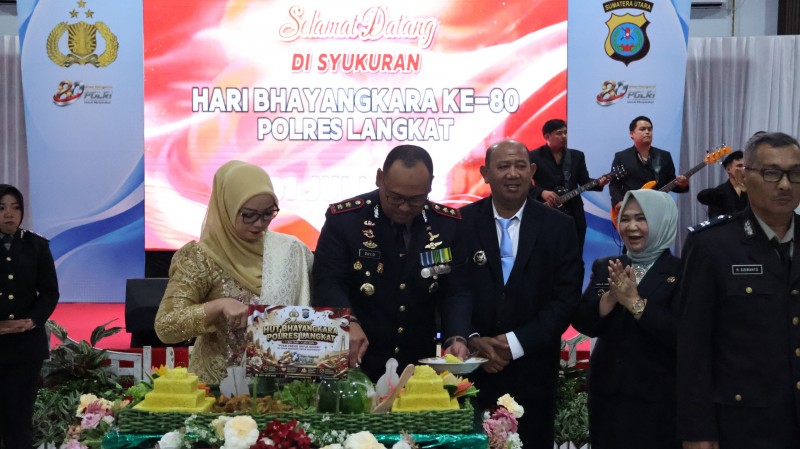 Hari Bhayangkara Ke-80, Kapolres Langkat Tegaskan Komitmen Polri Hadir untuk Masyarakat