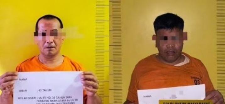 Diduga Sebagai Pengedar Narkoba, Ogek Dan Een Diamankan Di Polres Labuhanbatu Selatan