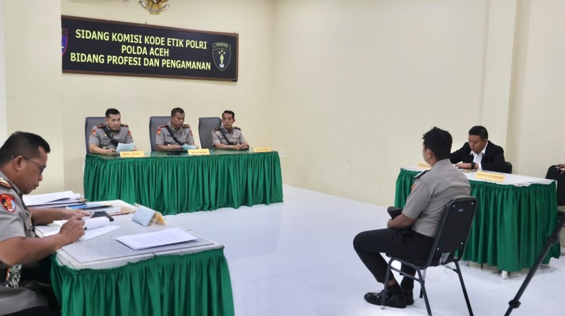 Polda Aceh Pecat Oknum Polisi Tersangka Perampokan Toko Emas di Aceh Selatan, Briptu MZ Terima Putusan PTDH