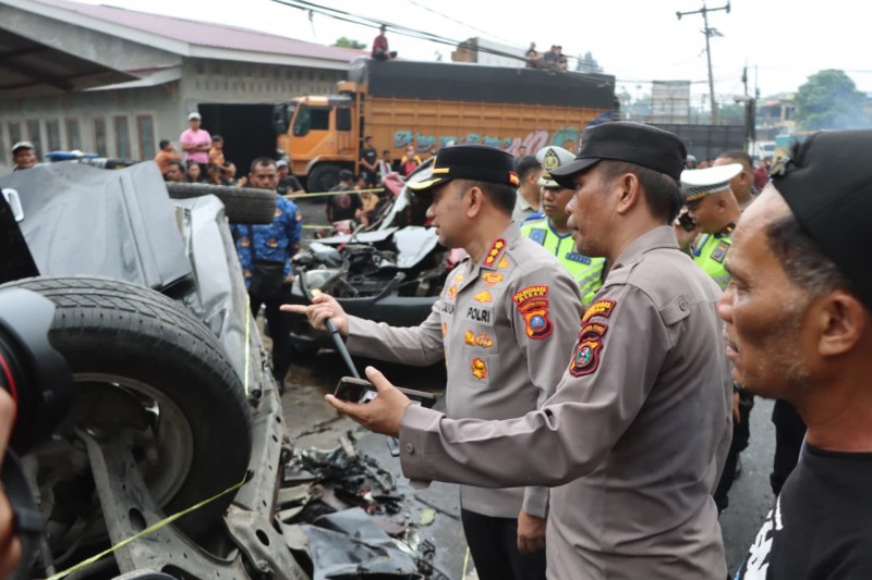 Sopir Truk Maut di Sibolangit Ditetapkan Tersangka