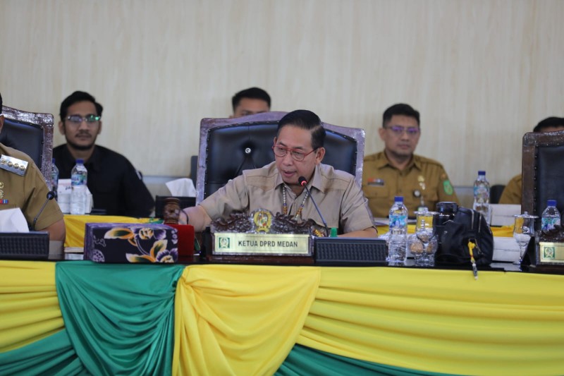 DPRD Kota Medan Gelar Rapat Paripurna Penyampaian Laporan Badan Anggaran dan Pendapat Fraksi Ranperda Pertanggungjawaban Pelaksanaan APBD 2025