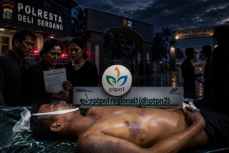 Oknum BKO dan Security PTPN I Regional 1 Dilaporkan, Keluarga Desak Keadilan