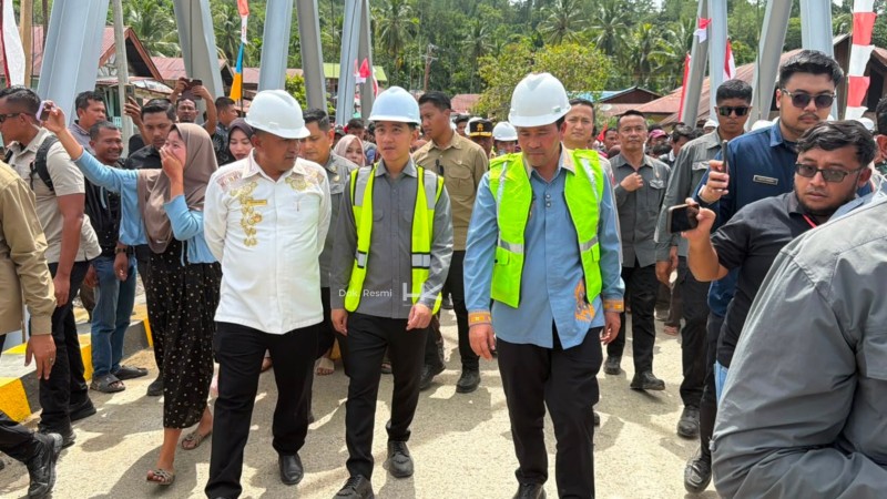 Wapres RI Tinjau Proses Rehabilitasi Jembatan Lumut, Dorong Penguatan Konektivitas di Aceh