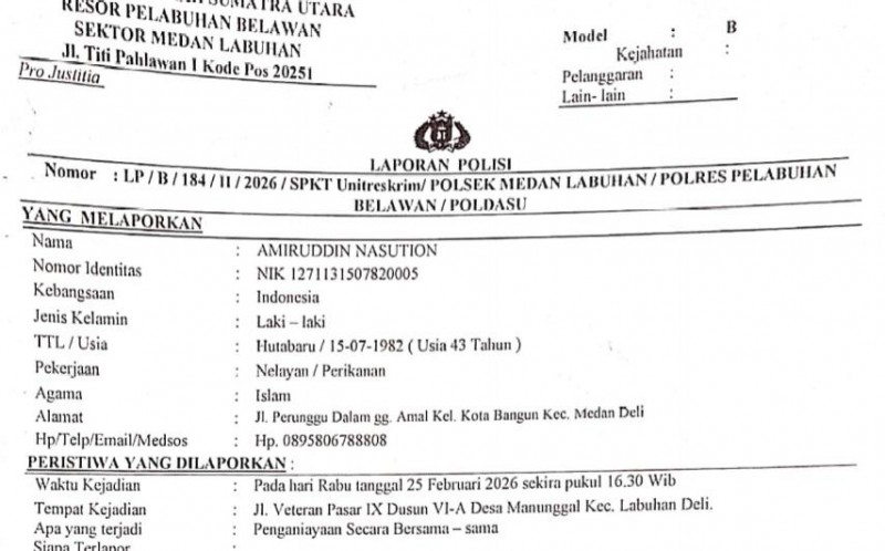 Korban Pengeroyokan Ngadu ke Polisi