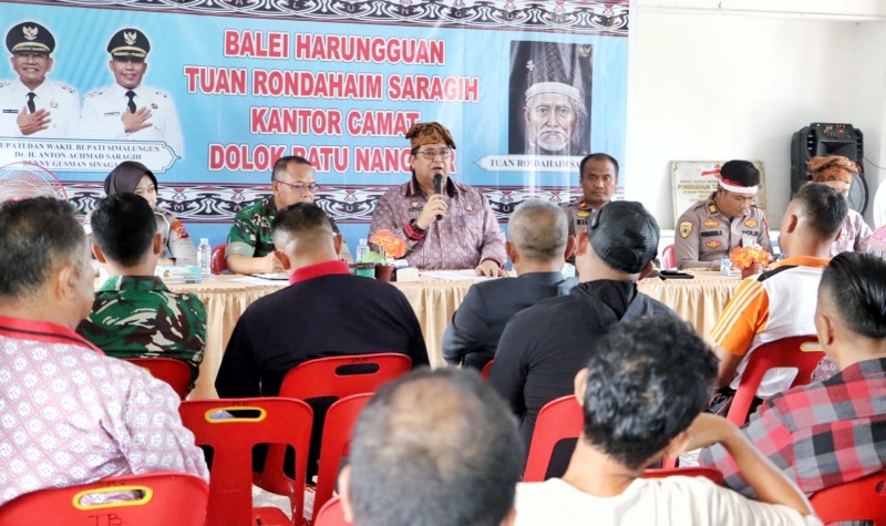 Persiapan HUT RI ke 81, Pemkab Simalungun Gelar Rakor di Dolok Batu Nanggar