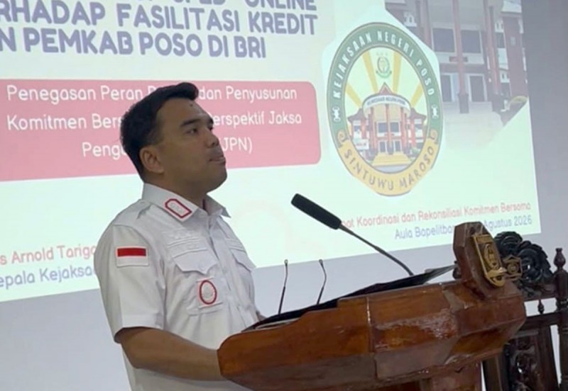 Kejari Poso Berikan Asistensi Hukum Strategis bagi BRI Poso dalam Pemulihan Keuangan Negara