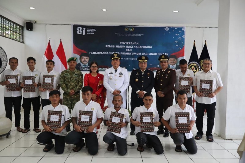41 Warga Binaan Lapas Pancur Batu Bebas