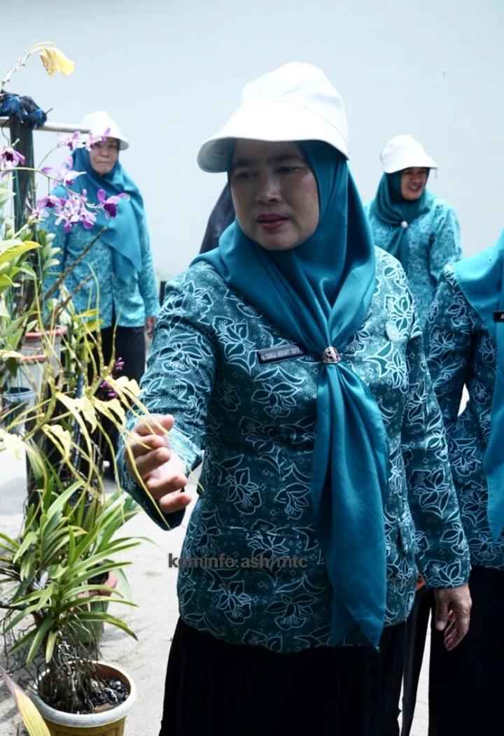 Ketua TP PKK Kabupaten Asahan Monitoring Persiapan Lomba AKU HATINYA PKK Tingkat Provinsi Sumatera Utara Tahun 2026