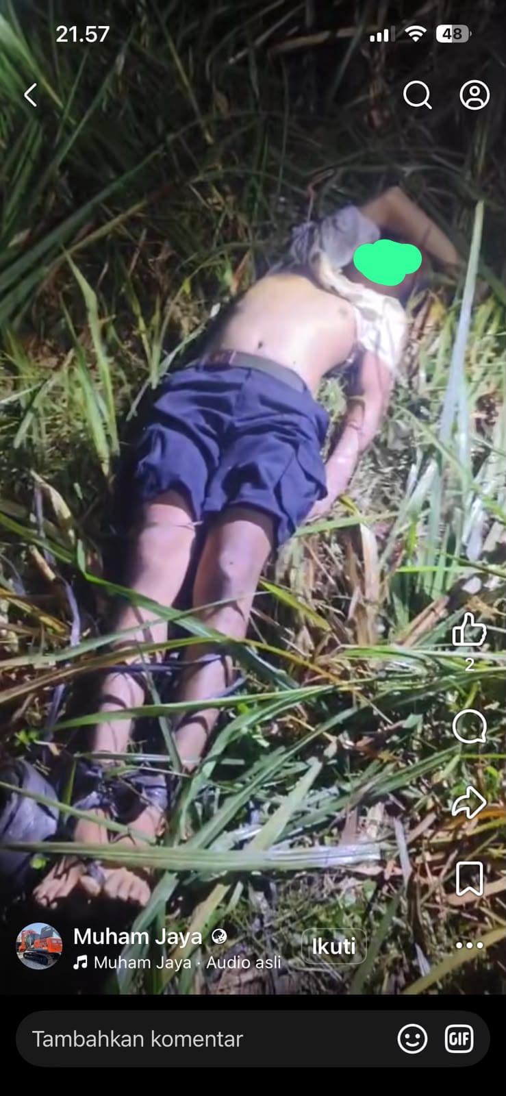 Driver Taksi Online Dibegal dan Dibunuh, Jasad Korban Dibuang di Kebun Tebu Hamparan Perak, Mobil Raib