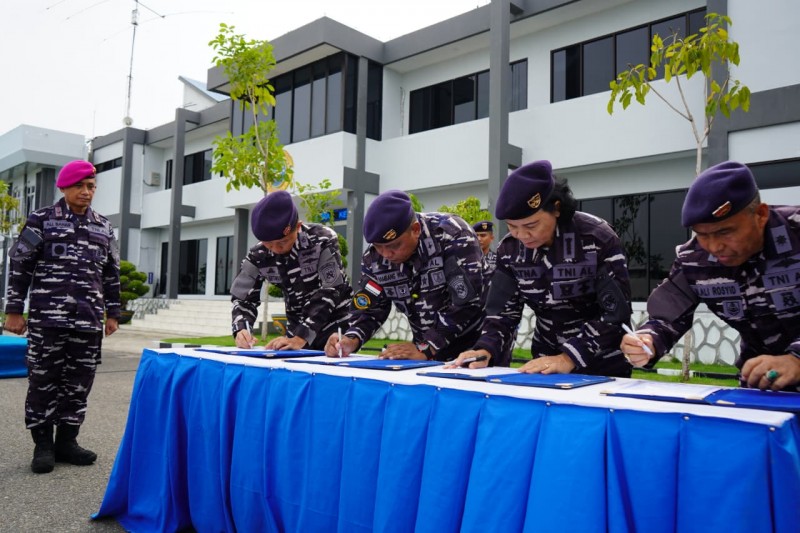Kodaeral I Belawan Teken Pakta Integritas Penerimaan CABA