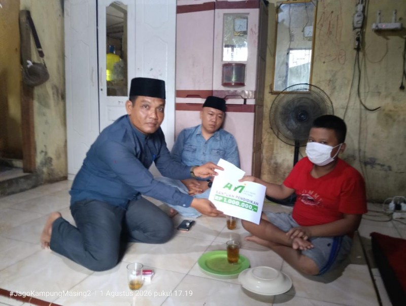 AYI Bergerak Cepat,Anak Yatim Piatu Korban Pelecehan Seksual di Tanjungbalai Terima Beasiswa dan Dukungan Psikologis