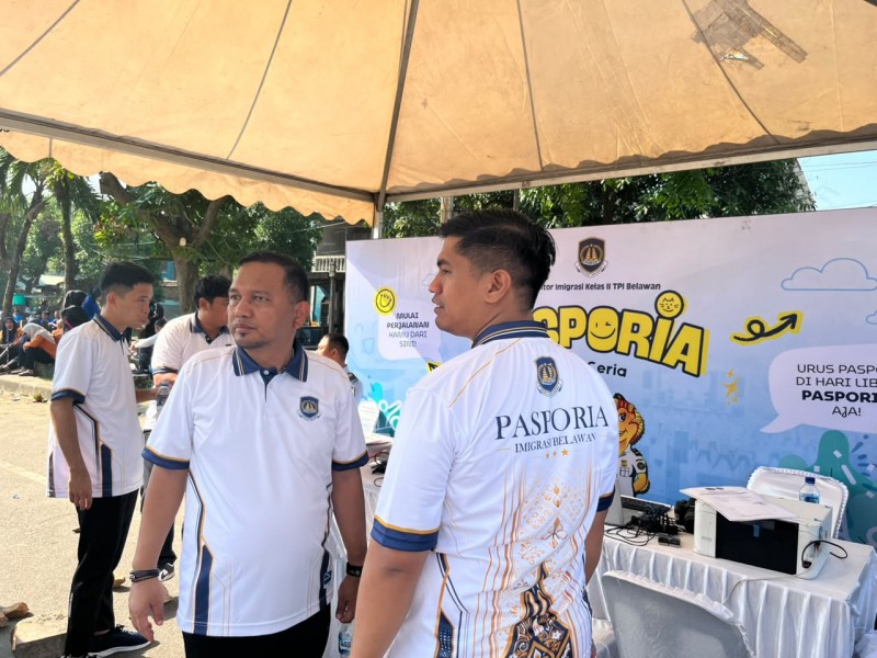 Imigrasi Belawan Hadirkan "Pasporia" di Car Free Day, Warga Bisa Urus Paspor Saat Libur Akhir Pekan