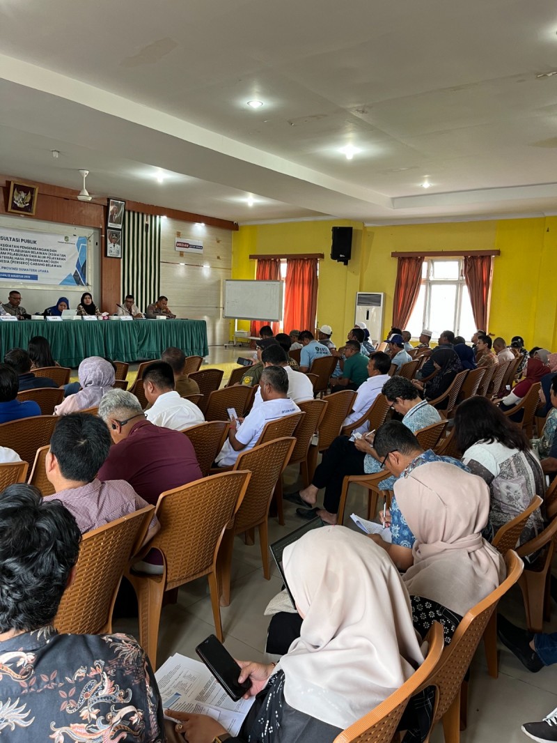 Pelindo Libatkan Masyarakat dalam Konsultasi Publik Rencana Kegiatan Pengembangan dan Pengoperasian Kawasan Pelabuhan Belawan