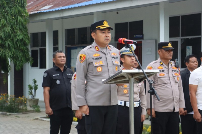 Kapolres Langkat Minta Pelajar Jauhi Bentuk Kenakalan yang Rusak Masa Depan