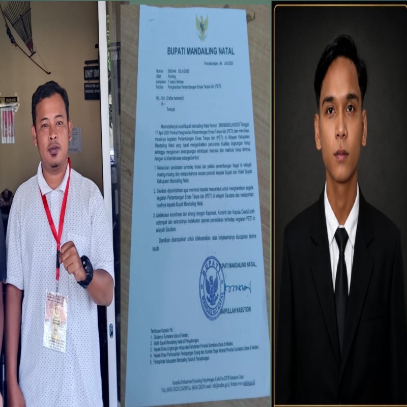 Dituding Takut Copot Kades GD Diduga Pemain Tambang Ilegal, Marwah Bupati Madina Dipertaruhkan!