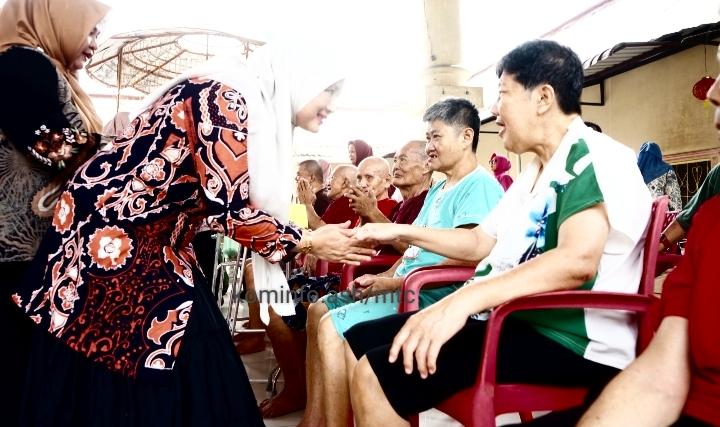 Salurkan Kepedulian Kepada anak Yatim & Lansia Merupakan Bhakti Sosial Keagamaan TP.PKK Asahan