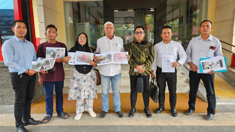 Rumah Dirubuhkan, Rizal Desak Polda Sumut Usut PT. Padasa
