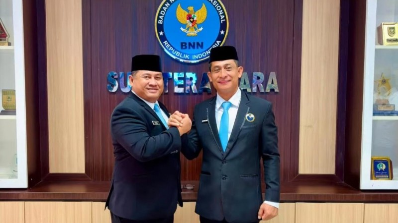 BNNK Deli Serdang Berganti Pimpinan, Josua Tampubolon Naik ke BNNP Sumut