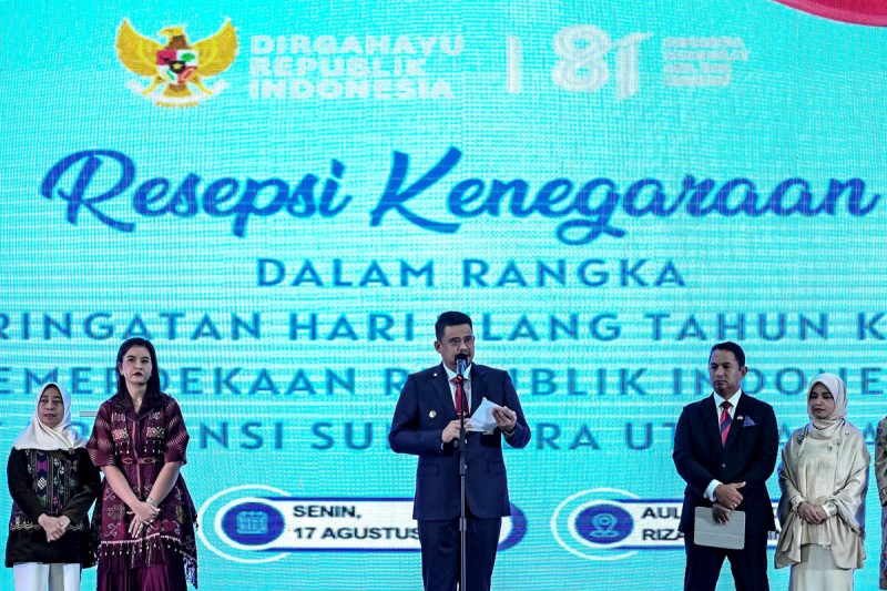 Gubernur Bobby Nasution: Kemerdekaan Harus Diisi Kerja Nyata dan Kolaborasi Menuju Indonesia Emas 2045