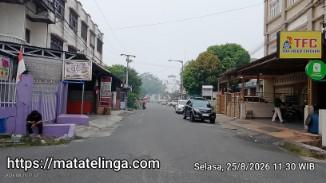 Kota Rantauprapat Sekitarnya Mulai Terpapar Kabut Asap Karhutla