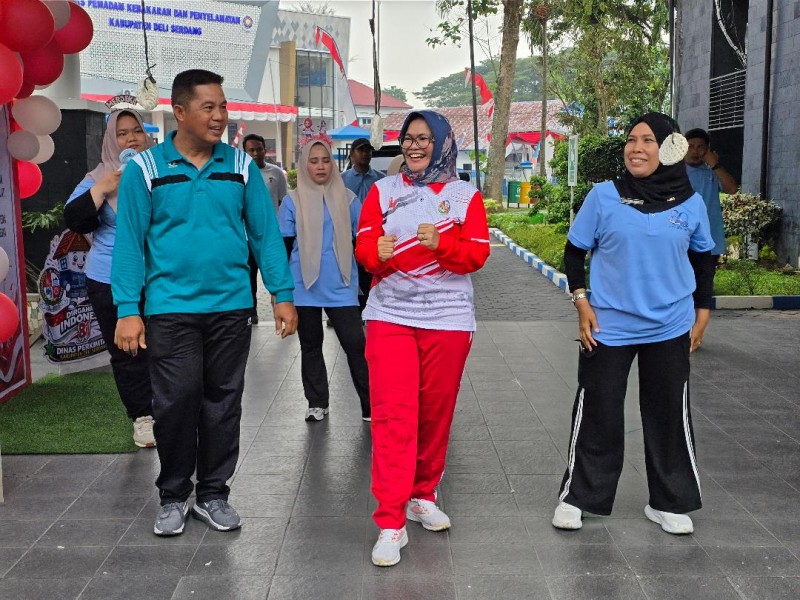 Semarak HUT ke-81 RI, Perkimtan Deli Serdang Adu Kekompakan Lewat Lomba Rakyat
