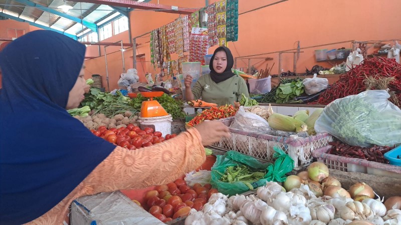 Harga Sejumlah Bahan Pokok di Pasar Inpres Tapaktuan Turun, Beras Premium Justru Naik
