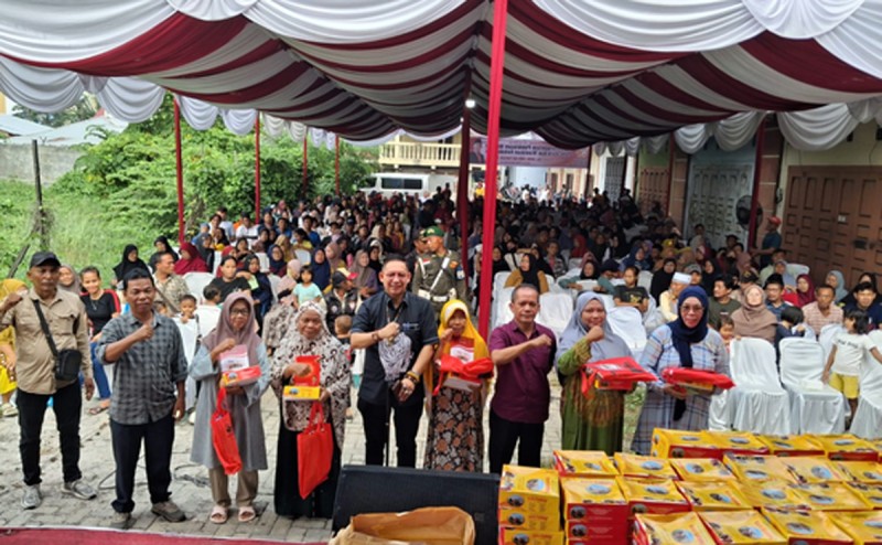 Wasbang di Kelurahan Indrakasih, Wong Chun Sen Gelorakan Kembali Semangat Gotong Royong