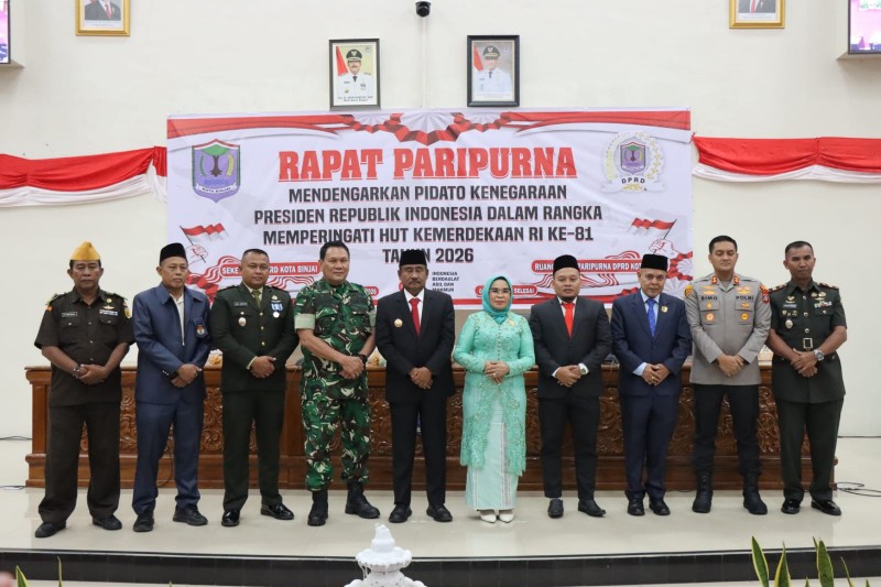 Wali Kota Binjai Hadiri Rapat Paripurna DPRD, Peringatan Kemerdekaan RI.