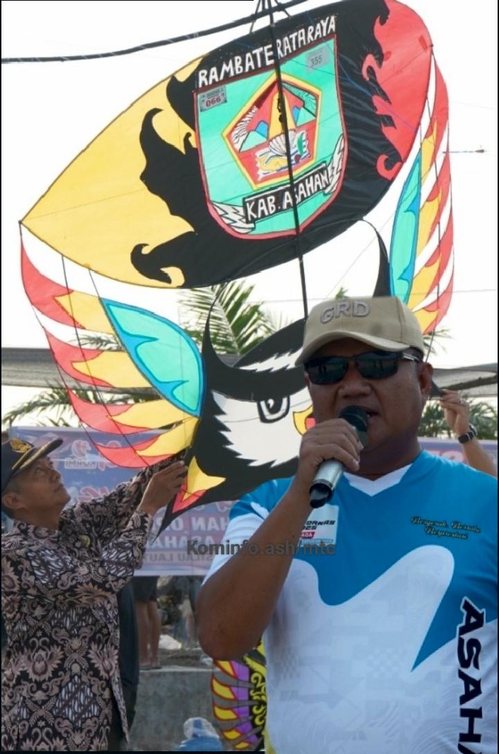 Festival Layang-Layang Perebutkan Piala Bupati Asahan Dibuka Wabup