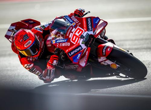 Pembalap Tim Ducati Lenovo, Marc Marguez Tampil "Menggila"