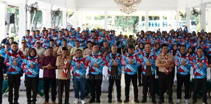 Pramuka Penggalang Kwarcab Asahan Berangkat Menuju Jamnas Ke XII