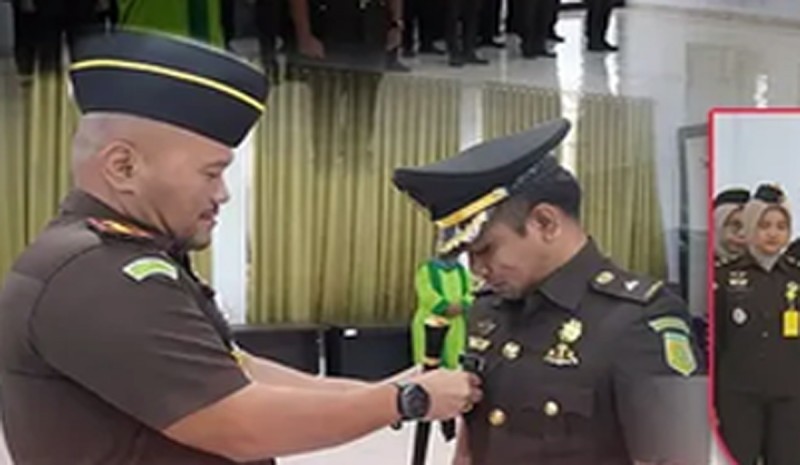 Kajari Kabupaten Gorontalo Lantik Kasi Pidsus, Olan : Laksanakan Tugas dengan Penuh Tanggungjawab