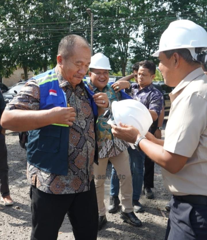 Bupati Dan Wakil Bupati Asahan Ikuti Doa Bersama Renovasi Gedung Imigrasi Di Asahan
