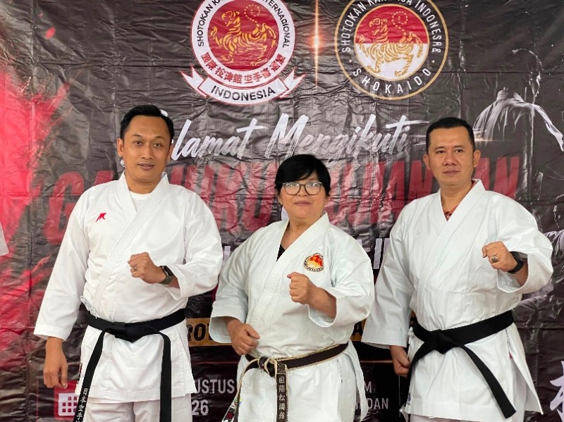 Ketua Umum KONI Medan Aswindy Fachrizal.Dapat DAN Kehormatan Shokaido Sumut