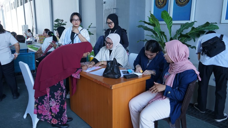 Lapas Kelas I Medan Gelar Bakti Sosial Pemeriksaan Kesehatan Gratis Sambut HUT RI ke-81