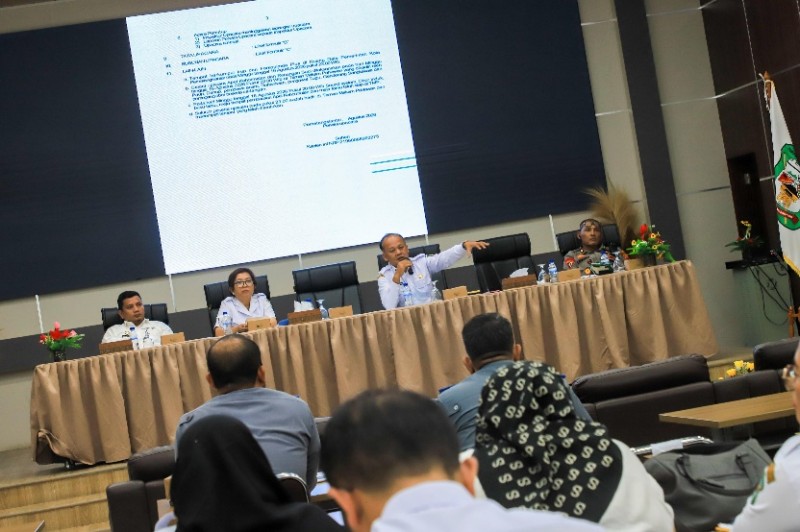 Wesly Silalahi Melalui Sekda Pimpin Rapat Finalisasi Kegiatan HUT ke 81 RI