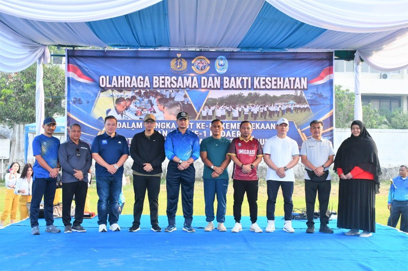 Pelindo Regional 1 Cabang Belawan Turut Sukseskan Pelaksanaan Car Free Day Perdana di Belawan