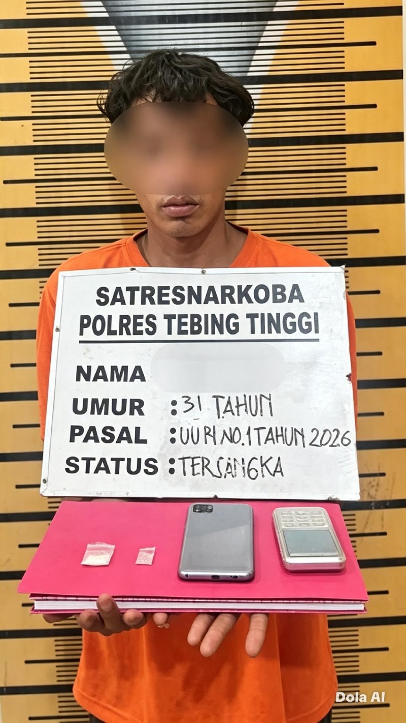 Pria Pemilik 1,52 Gram Sabu Masuk Sel